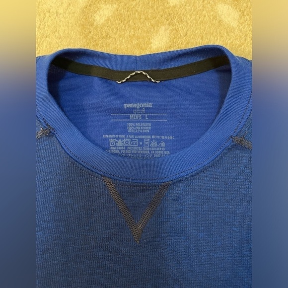 Patagonia blue long sleeve lightweight capilene shirt Men’s size large - Picture 4 of 5